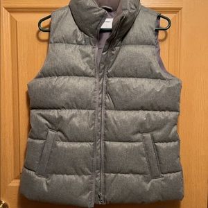 Old Navy Grey Puffer Vest